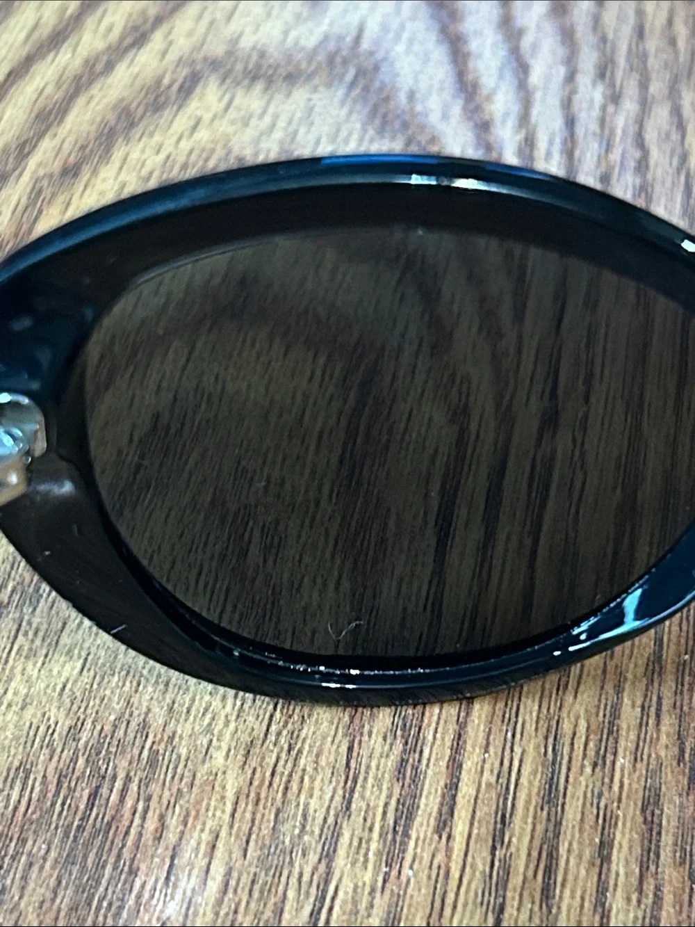 Prada SPR 16S 57-16 1AB-1A1 140 3N Cat-Eye Glossy Sunglasses -